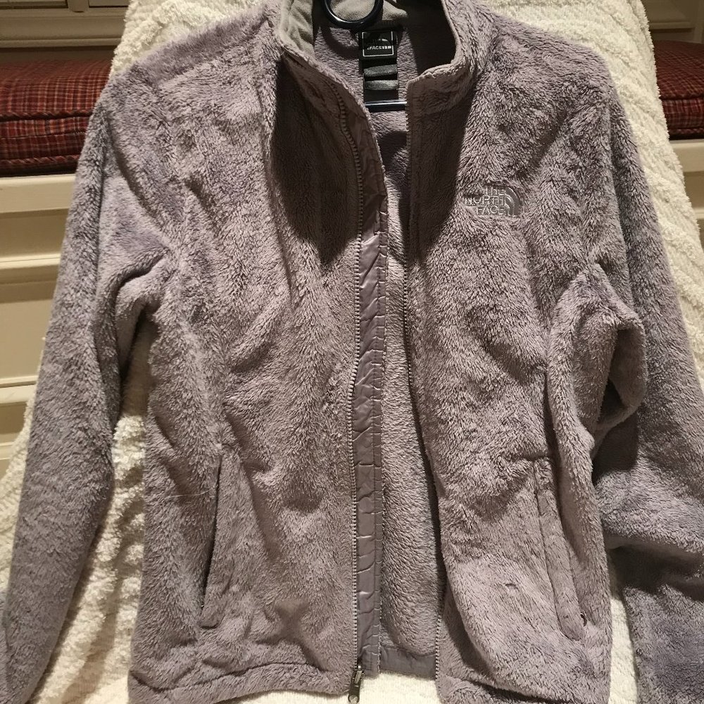The North Face Grey Osito Fuzzy Jacket
